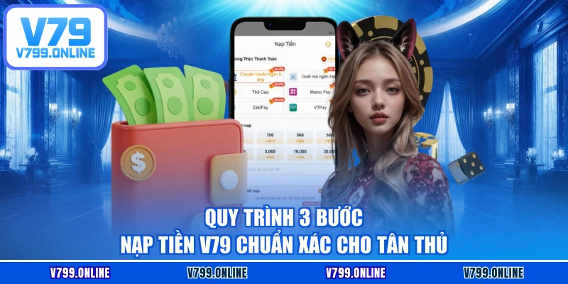 Quy trình 3 bước nạp tiền V79 chuẩn xác cho tân thủ